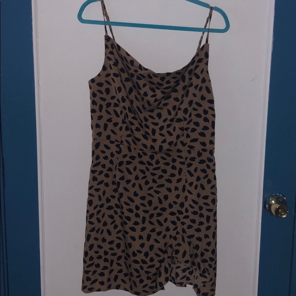 New Missguided satin dress
